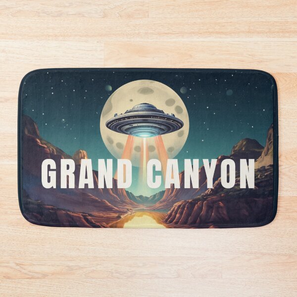 Item preview, Grand canyon ufo NASA illustration gif designed and sold by La Loca.