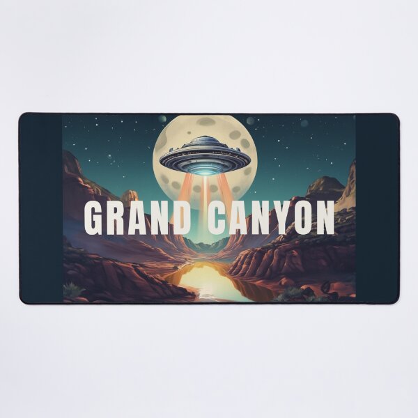 Item preview, Grand canyon ufo NASA illustration gif designed and sold by La Loca.