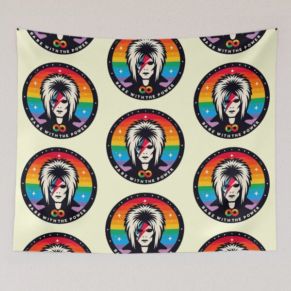 Item preview, Babe with the power - Neurodiversity designed and sold by Vkinsify.