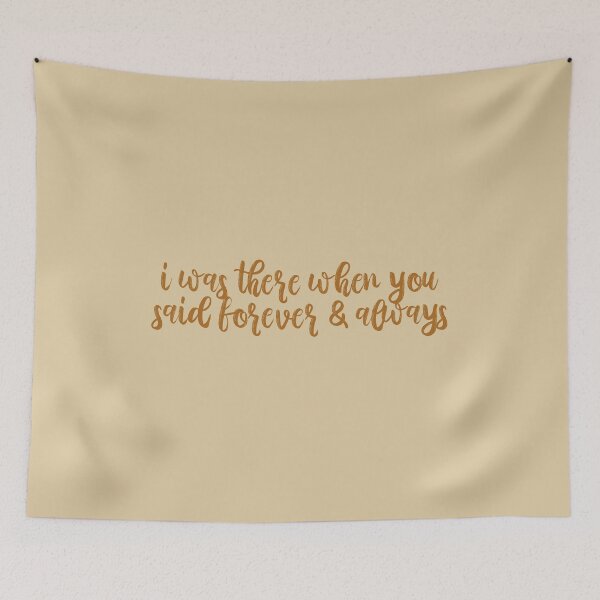 Item preview, Forever and Always Lyrics Taylor Swift designed and sold by BoldNFresh.