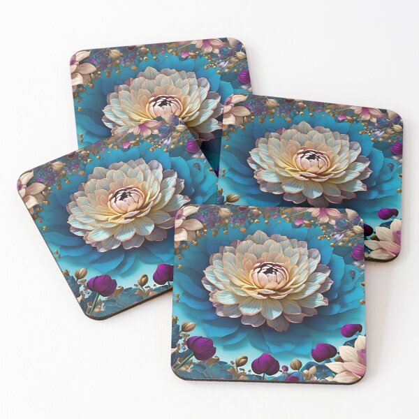 Item preview, Royal Blue Flowers designed and sold by MadnessEnvelope.