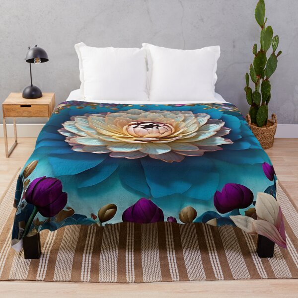 Item preview, Royal Blue Flowers designed and sold by MadnessEnvelope.