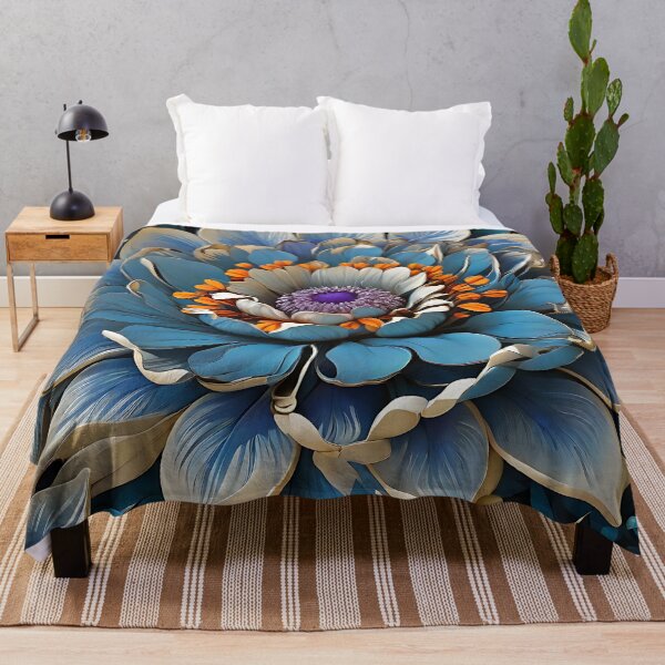 Item preview, Royal Blue Wildflower Floral Aesthetic designed and sold by MadnessEnvelope.