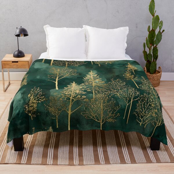 Item preview, Green and Gold Forest Pattern designed and sold by Northern-Lights.