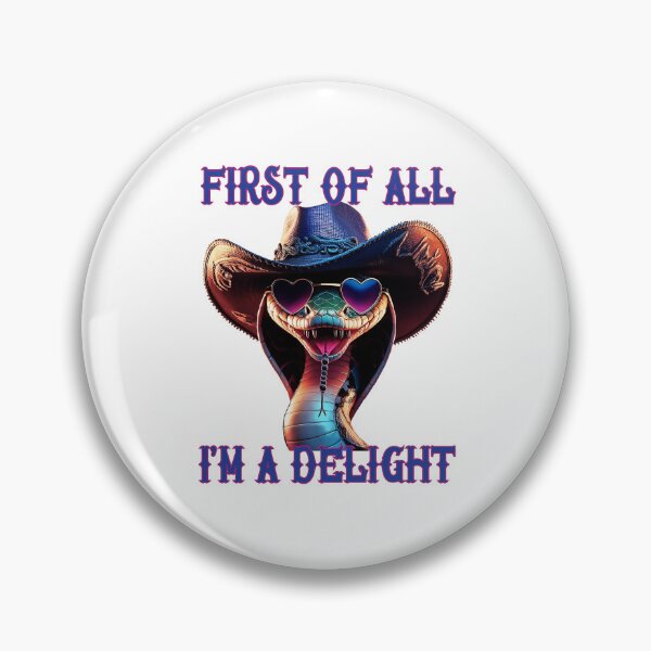 Item preview, First Of All I'm A Delight: Snake Cowboy designed and sold by elynne9.