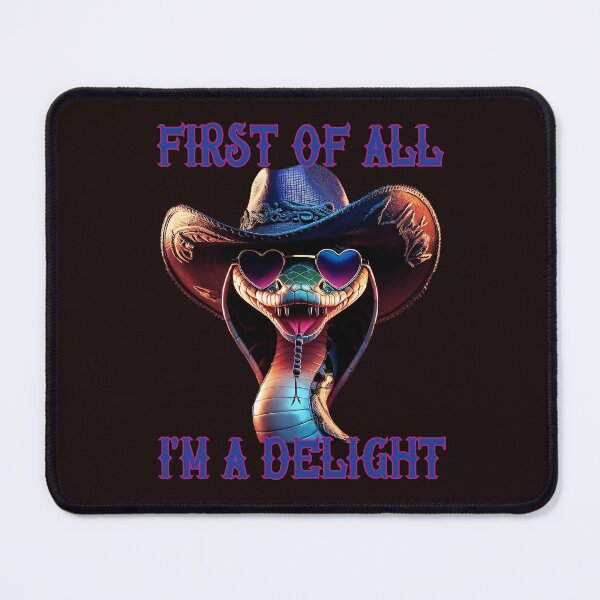 Item preview, First Of All I'm A Delight: Snake Cowboy designed and sold by elynne9.