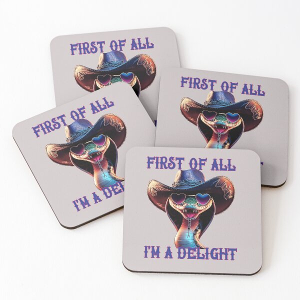 Item preview, First Of All I'm A Delight: Snake Cowboy designed and sold by elynne9.