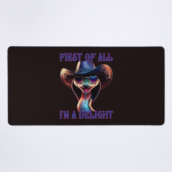 Item preview, First Of All I'm A Delight: Snake Cowboy designed and sold by elynne9.