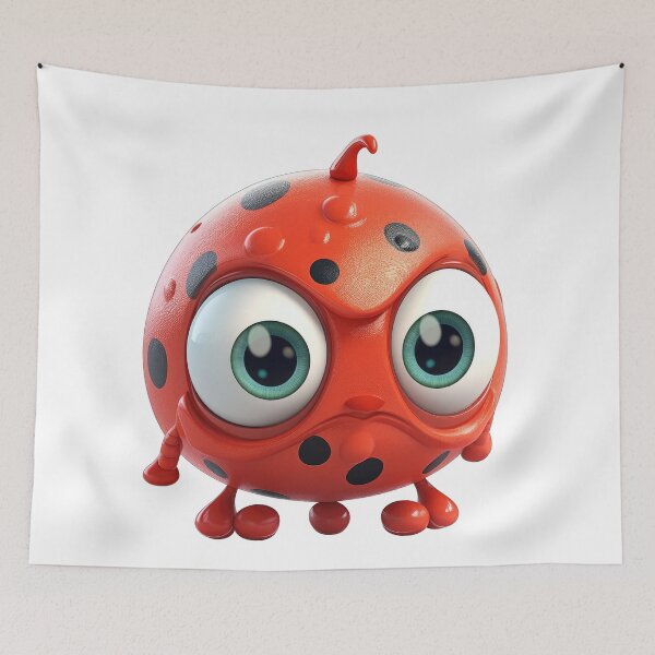 Item preview, Adorable Cartoon Ladybug designed and sold by Sillytoe.