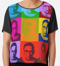 Notorious RBG - May Colors Chiffon Top