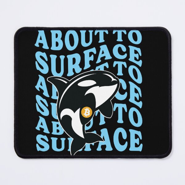 Item preview, Bitcoin Whale About To Surface, gift for crypto investor designed and sold by TaraGbear.