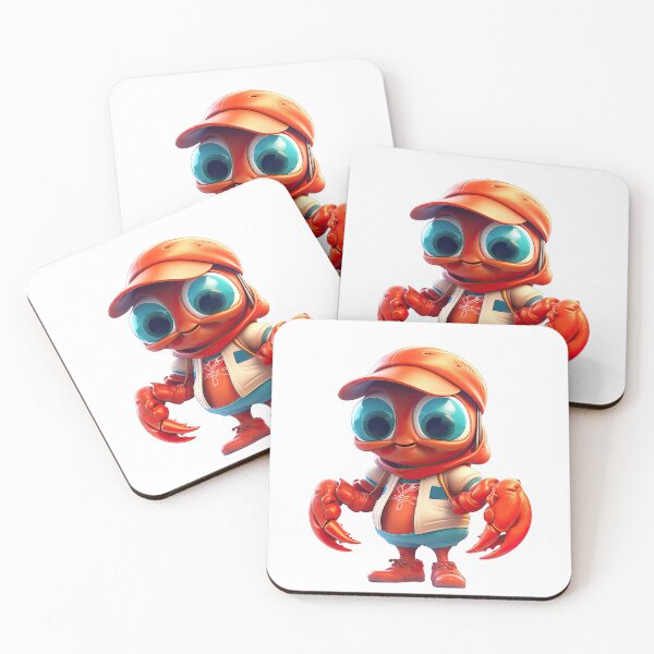 Item preview, Charming Cartoon Lobster designed and sold by Sillytoe.