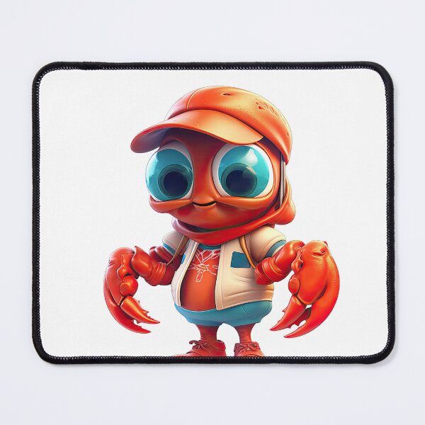 Item preview, Charming Cartoon Lobster designed and sold by Sillytoe.