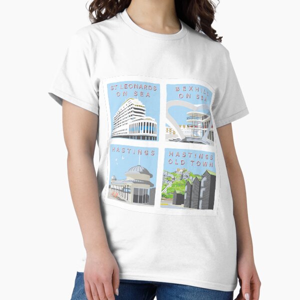 Item preview, Retro style views of Hastings and St Leonards-On-Sea designed and sold by wonder-webb.