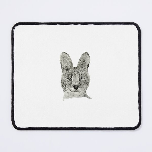 Item preview, Serval pencil drawing designed and sold by daphnescarlett.