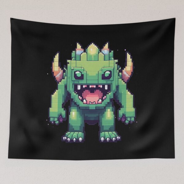 Item preview, Kawaii Baby Kaiju, Pixel Art, Retro Gamer designed and sold by Burn-Ego.