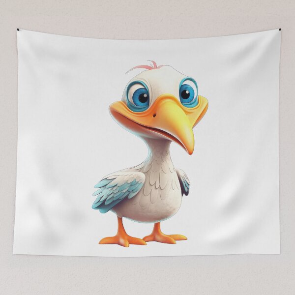 Item preview, Charming Cartoon Pelican designed and sold by Sillytoe.