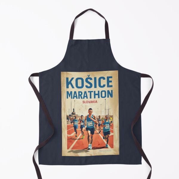 Item preview, A Vintage Travel Illustration of Kosice Marathon - Slovakia designed and sold by GoodOldVintage.