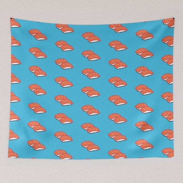 Item preview, Salmon Nigiri Cartoon designed and sold by maidacervania.