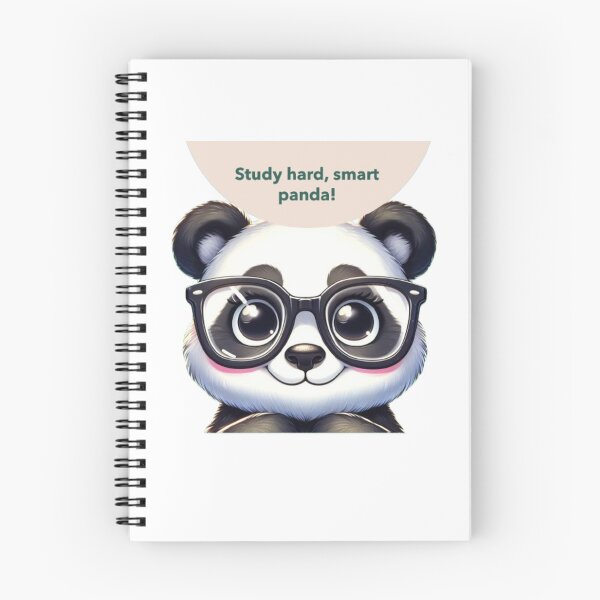 Item preview, Wisdom of the Scholar Panda: Academic Inspiration with a Touch of Tenderness designed and sold by Karina Creative Studio.