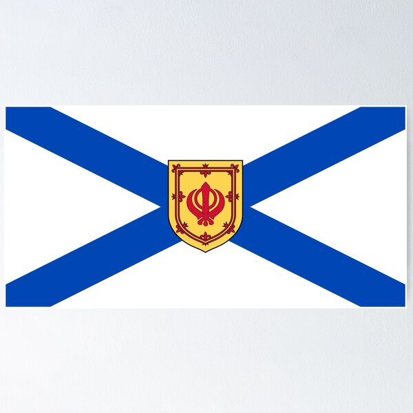 Item preview, Nova Scotia Sikhism Flag (bratach sikhism nova scotia) designed and sold by JonathanR1994.
