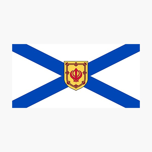 Item preview, Nova Scotia Sikhism Flag (bratach sikhism nova scotia) designed and sold by JonathanR1994.