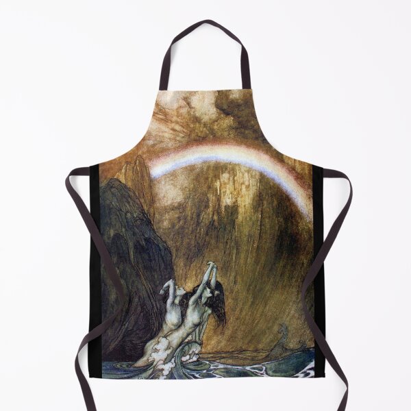 Item preview, The Rhinemaidens lament the loss of the Rhinegold - Arthur Rackham designed and sold by forgottenbeauty.