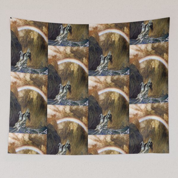 Item preview, The Rhinemaidens lament the loss of the Rhinegold - Arthur Rackham designed and sold by forgottenbeauty.