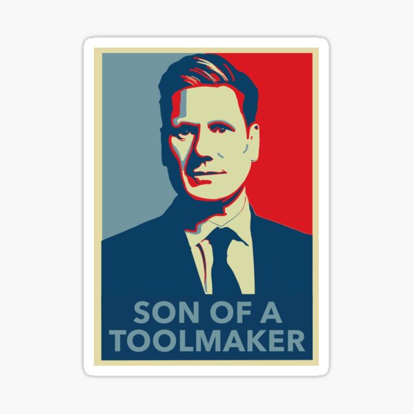 Item preview, Keir Starmer Toolmaker stylised portrait designed and sold by Strongleton.