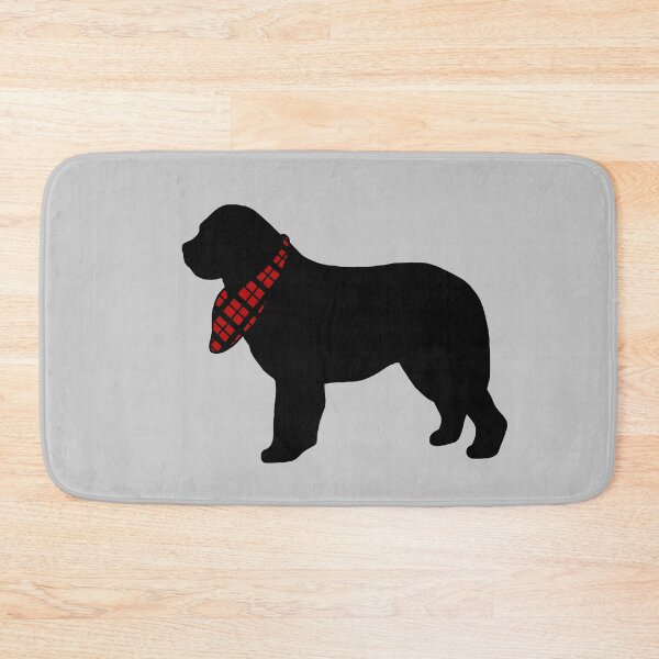 Item preview, Newfoundland Dog with Plaid Bandana designed and sold by taylorrowan.