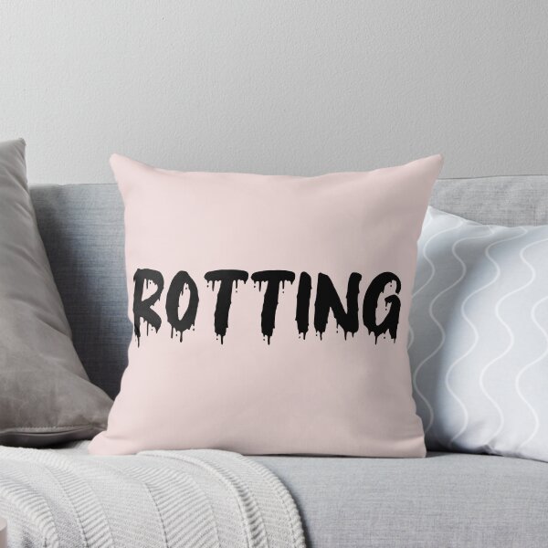 Item preview, BLACK ON PINK ROTTING BLOOD DRIP designed and sold by RomeArtCo.