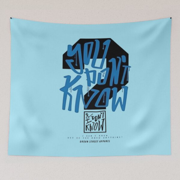 Item preview, you poni know? Urban street style drawing and slogan typography. Vector illustration design for fashion graphics designed and sold by Kyilestore.