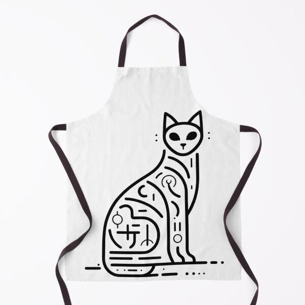 Item preview, Mystical Hieroglyphic Cat designed and sold by Dynke.