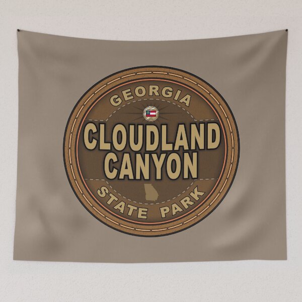 Item preview, Cloudland Canyon State Park stitching effect designed and sold by studioss76.