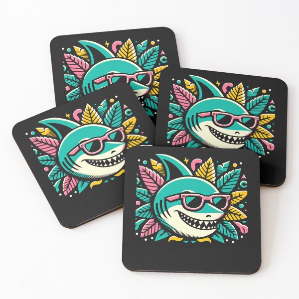 Item preview, Cool Shark with Sunglasses - Retro Pop Art Design designed and sold by Opheli-awould.