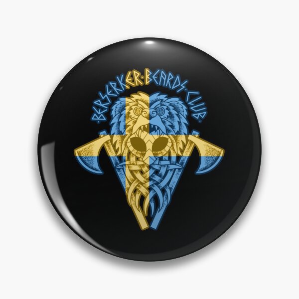 Item preview, Berserker Beards Sweden Logo designed and sold by Berserkerbeards.