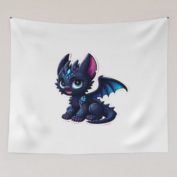Item preview, Night Fury Toothless Transparent Sticker designed and sold by petricorstudios.