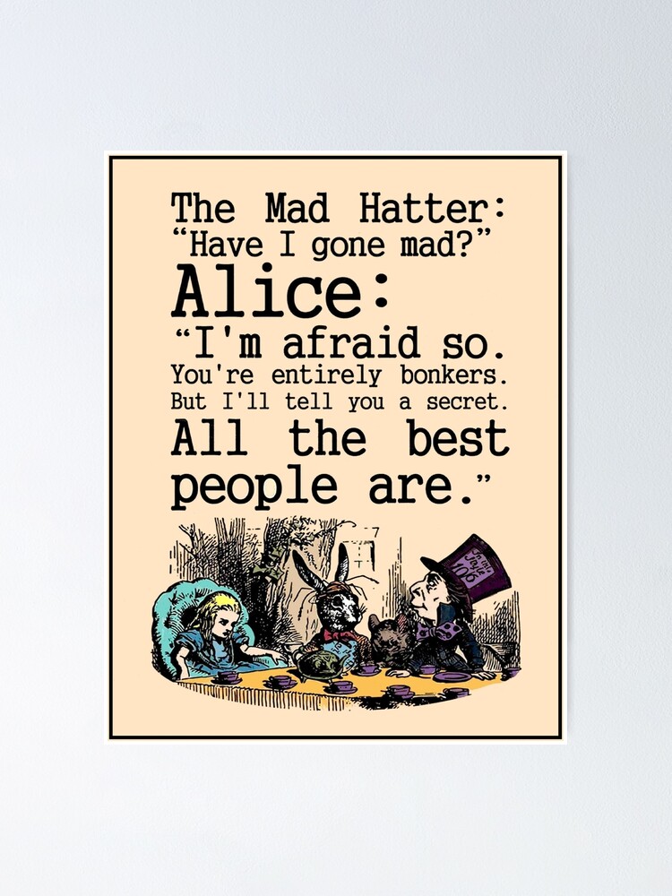 Drink Me  Vintage Alice In Wonderland Tea Party Poster - Moodthology Papery