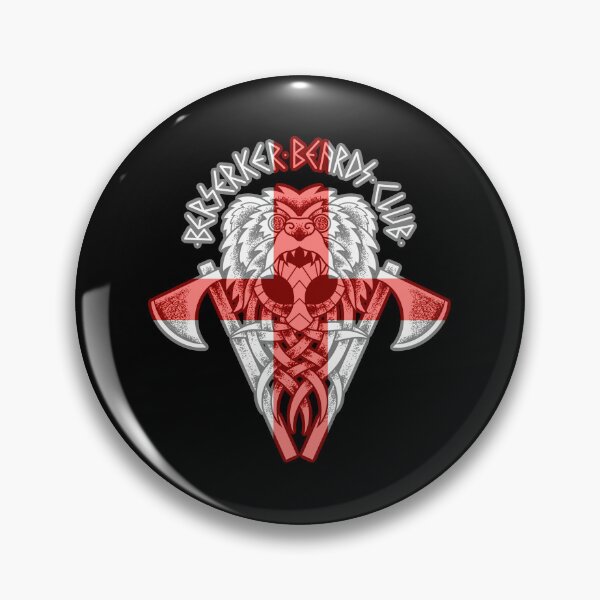 Item preview, Berserker Beards England Logo designed and sold by Berserkerbeards.
