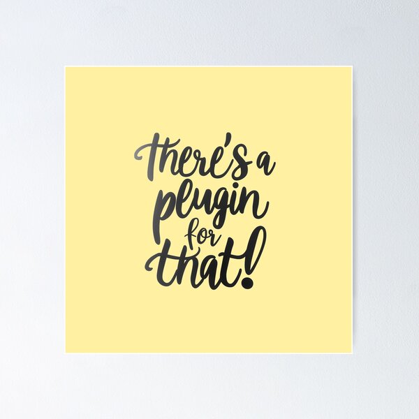 Item preview, There's a Plugin for That! Techie Typography designed and sold by Karistina Lafae Designs.