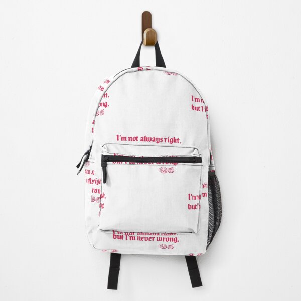Item preview, I’m not always right, but I’m never wrong Red 01a designed and sold by Hot soup.