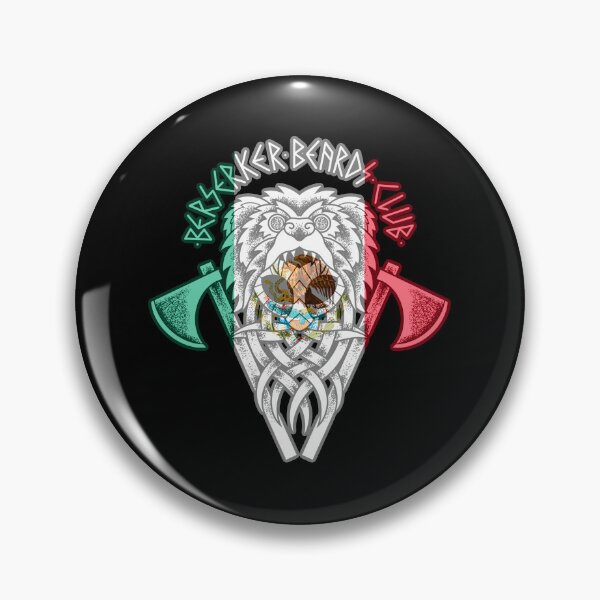 Item preview, Berserker Beards Mexico Logo designed and sold by Berserkerbeards.