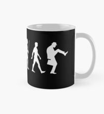 Evolution des Menschen (weiße Version) Tasse (Standard)