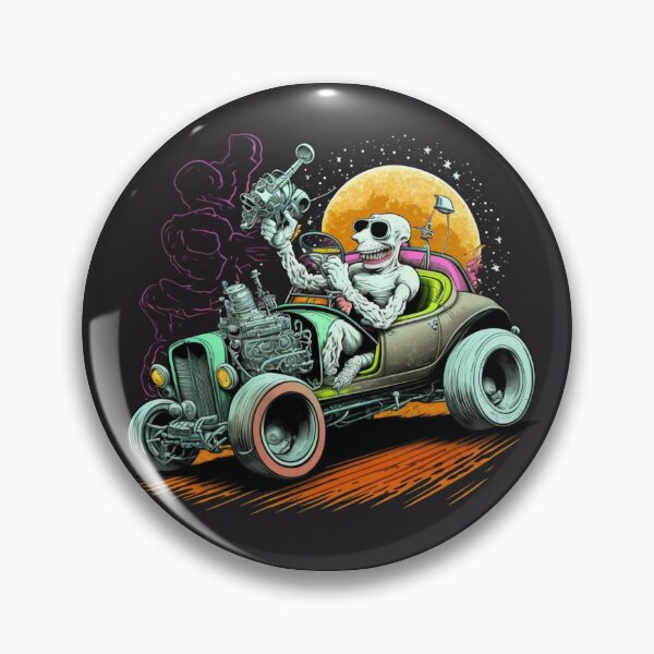 Item preview, Moonlit Madness: Alien Hot Rodder designed and sold by Sillytoe.