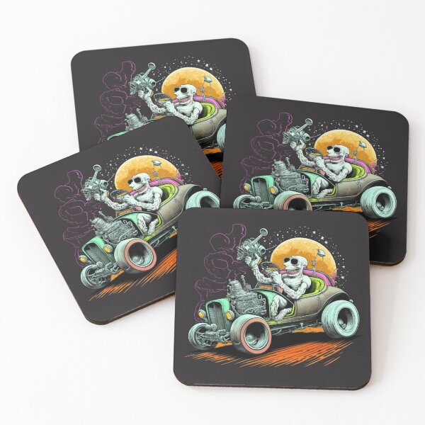 Item preview, Moonlit Madness: Alien Hot Rodder designed and sold by Sillytoe.