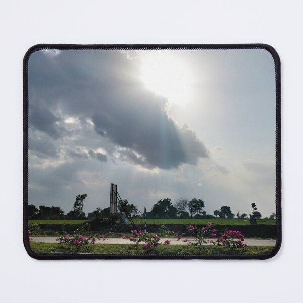 Item preview, Rainy Clouds and Sun on highway designed and sold by Akashdigiart.
