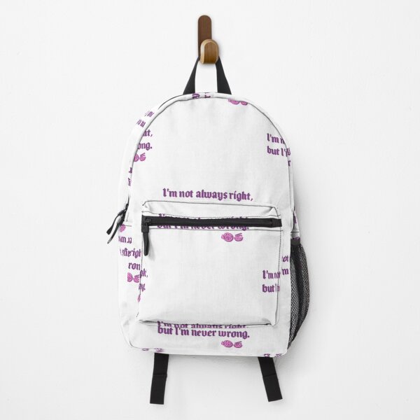 Item preview, I’m not always right, but I’m never wrong Purple 01 designed and sold by Hot soup.