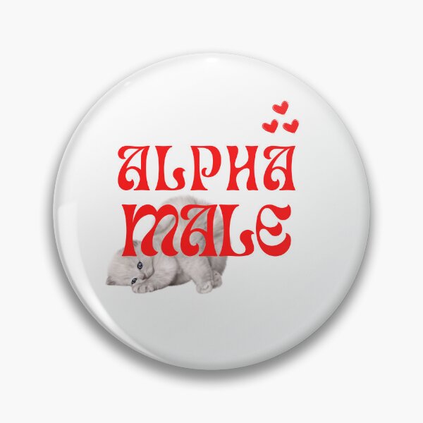 Item preview, cute cat funny alpha male designed and sold by danis-creations.