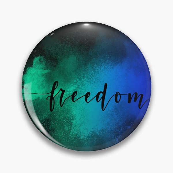 Item preview, Vivid Freedom Watercolor Calligraphy Art Print Decor designed and sold by DesignAnother.