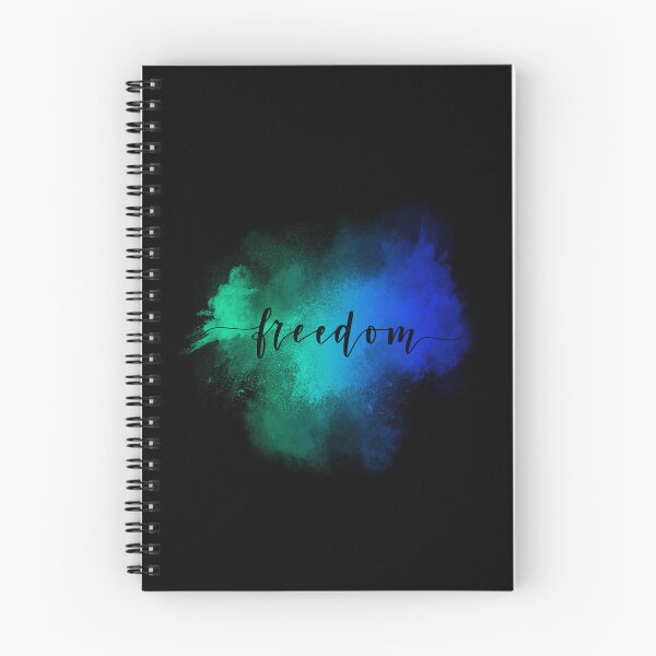 Item preview, Vivid Freedom Watercolor Calligraphy Art Print Decor designed and sold by DesignAnother.